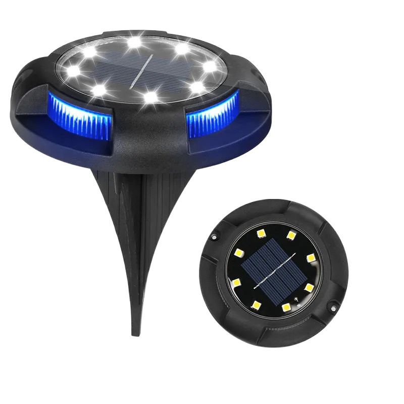 Solar-powered ground lamps, outdoor seven-color garden lamps, LED outdoor decorative garden lamps, household waterproof garden lawn lamps Item Picture