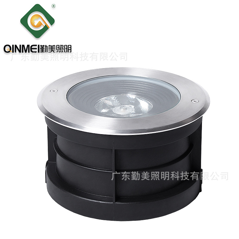 LED ground lamp, outdoor waterproof embedded base ground lamp, COB ground lamp, 20W ground lamp Item Picture