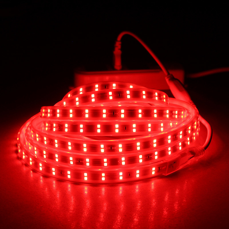 Double-row led light strips, waterproof led light strips, 220v living room ceiling color light strips, led light strip consignment factory wholesale Application Scenario