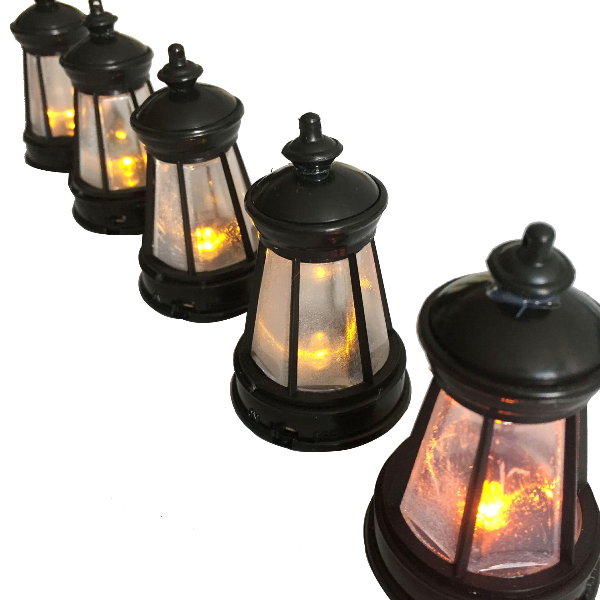 Solar-powered dog lantern, outdoor waterproof large lighthouse dog lantern, resin ironwork LED light source, courtyard night light Application Scenario