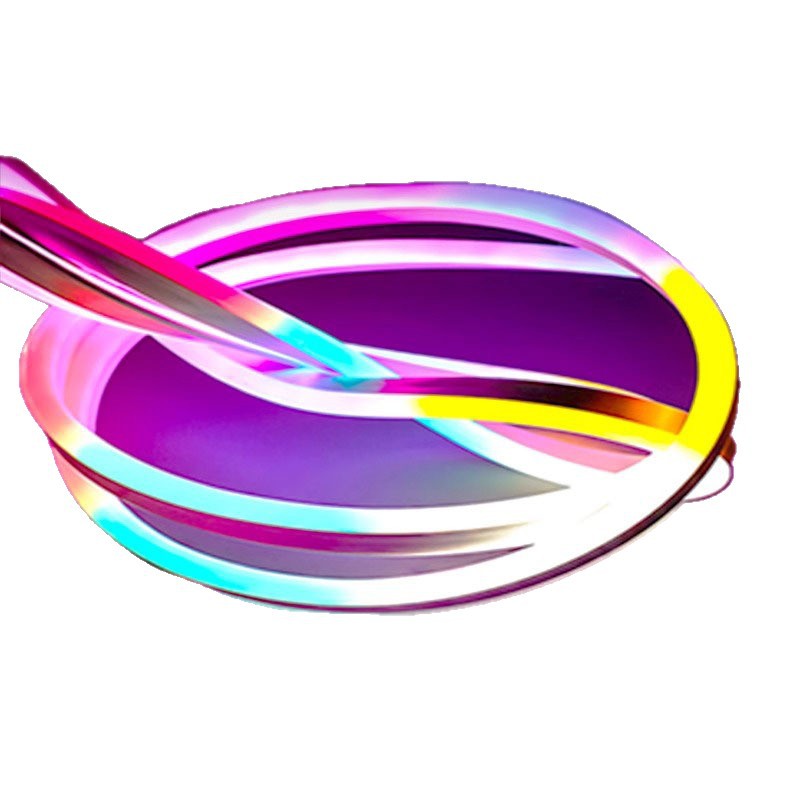 Neon light strip set, led light strip, color-changing rgb light strip, single-color running horse light strip, outdoor waterproof silicone light strip Item Picture