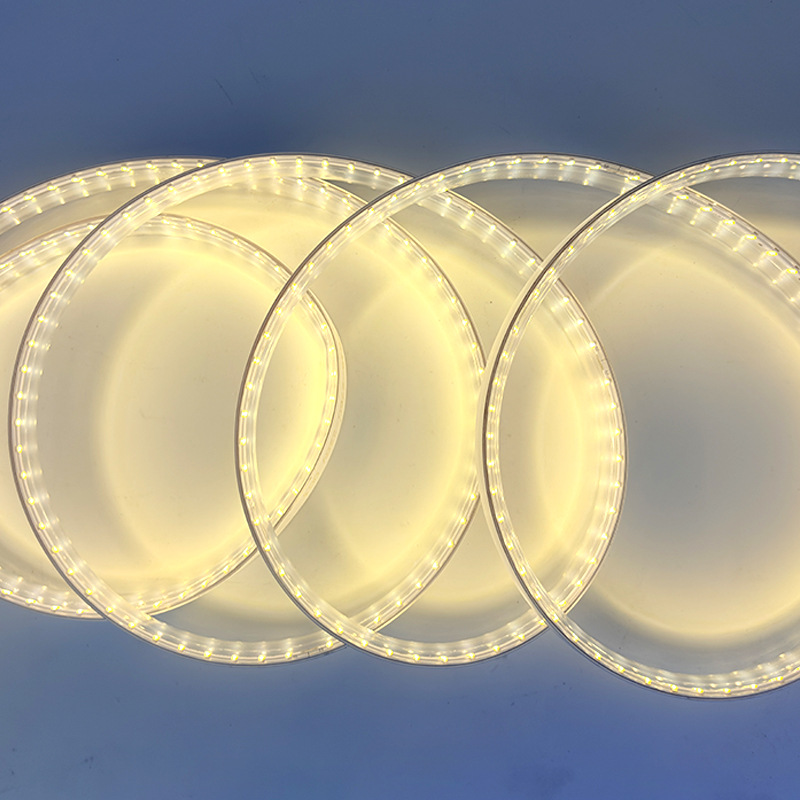 220v high-voltage lead-free straight three-row LED surface mount light strip, 180 beads, 320 beads, waterproof outdoor breeding light for engineering Specification drawing