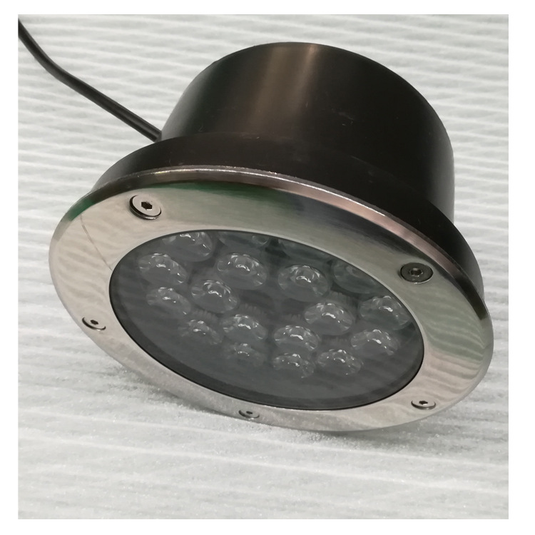 LED square ground lights, RGB lawn spotlights, landscape remote control seven-color ground lights, 3W, 6W, 9W, 12W, 15W ground spotlights details Picture
