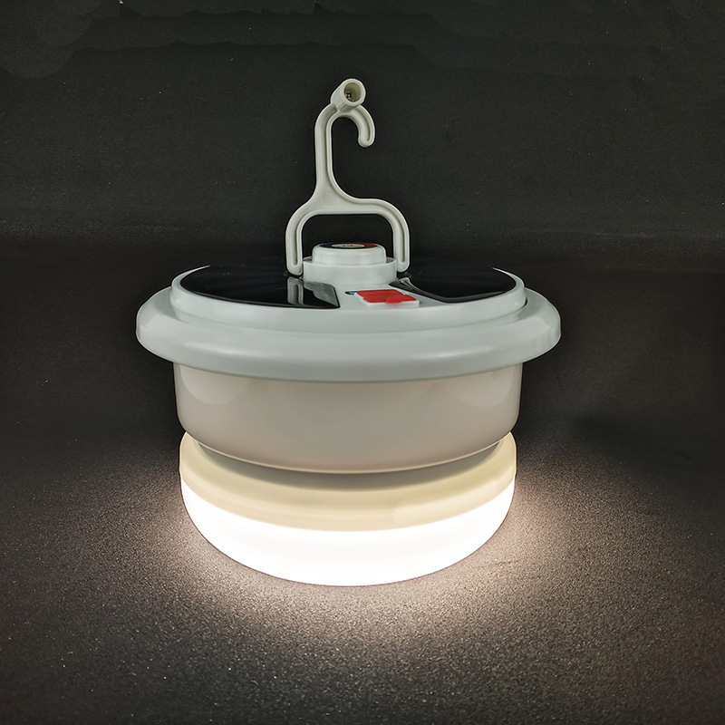 Solar-powered outdoor light strips, light strings, bulb camping lights, atmosphere tents, canopy lighting, night light strings, camping in seven colors details Picture