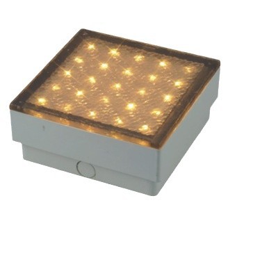 Outdoor waterproof floor tile lights in stock: 240V, 12V, ground embedded rectangular and square LED ice brick ground lamps Item Picture