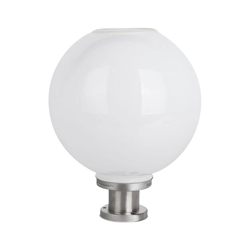 Outdoor solar-powered courtyard lamp post headlamps, villa and rural gate round ball wall lamps, gate post lamps Item Picture