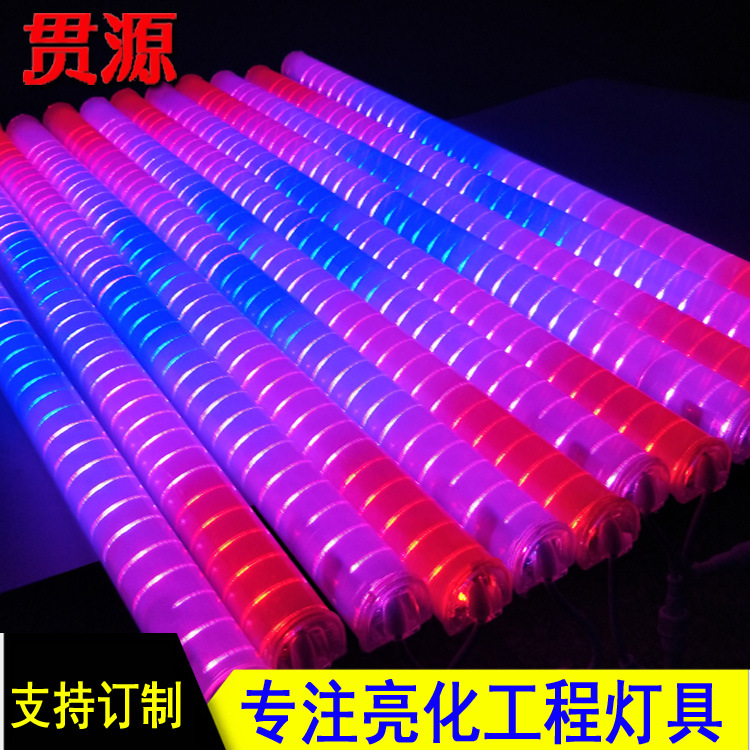 led digital tubes, guardrail tubes, seven-color outdoor waterproof line lights, advertising signs, storefronts, running horse neon wall-washing lights full figure