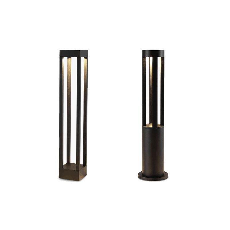 Solar-powered lawn lights, outdoor waterproof, simple garden, villa, park, courtyard decoration, atmosphere led lawn lights Item Picture