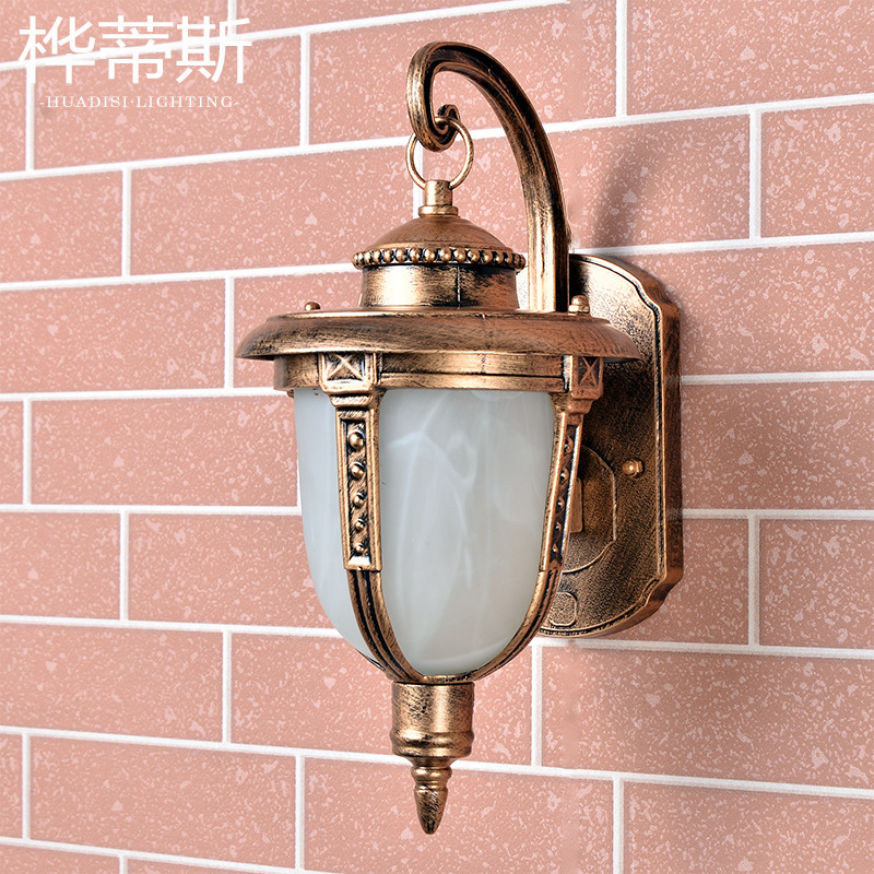 Outdoor wall lamps, garden villa outdoor waterproof Chinese-style courtyard lamps, gate, balcony, corridor, exterior wall, fence, door column lamps details Picture