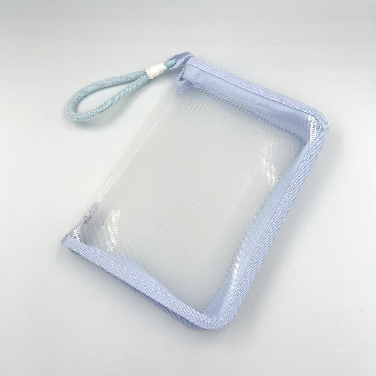 A5 File bag Large opening handbag Subject classification mesh zipper storage bag Application Scenario
