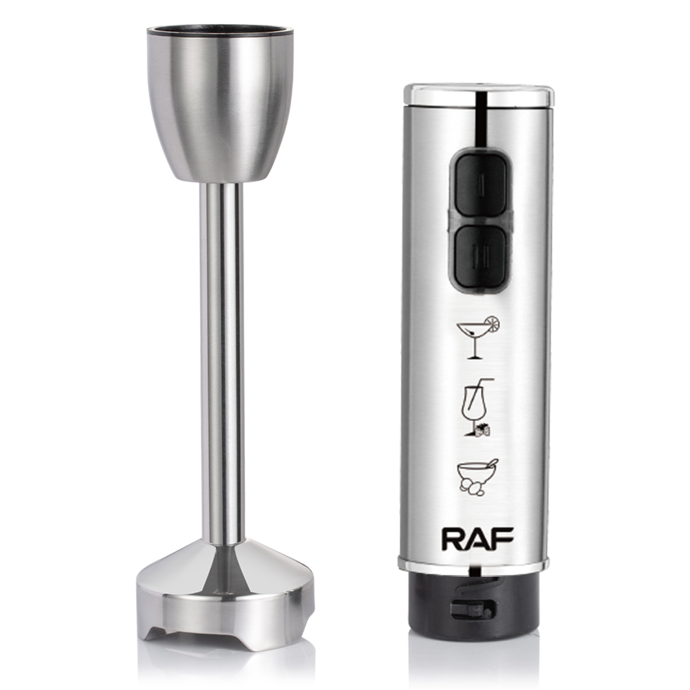 RAF European Standard cross-border new four-blade handheld stick blender, multi-functional home food cooking, supplementary food baking details Picture
