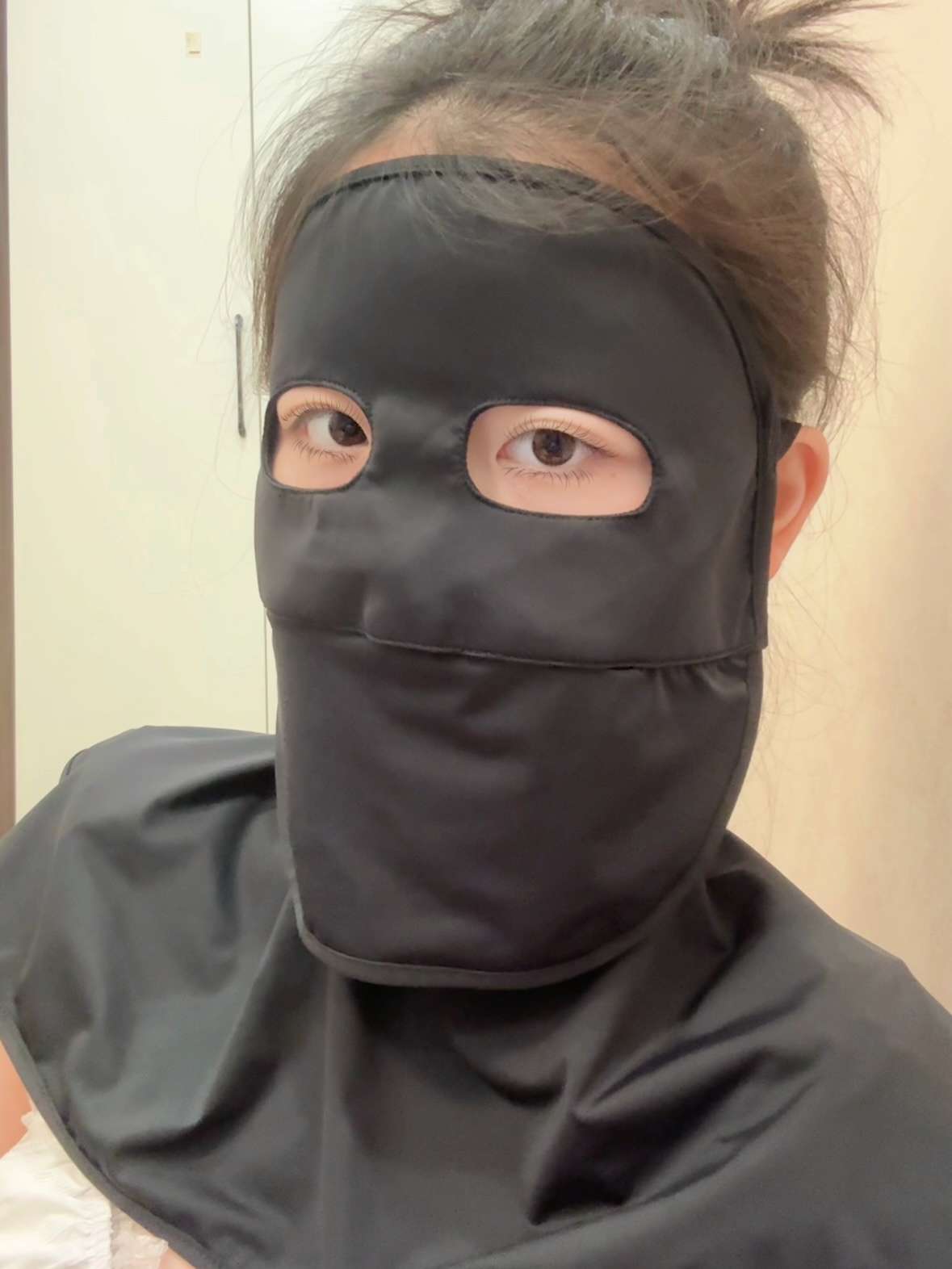 Women's protective face mask for drinking water, UV protection and sun protection, universal multi-functional protective equipment for adults details Picture