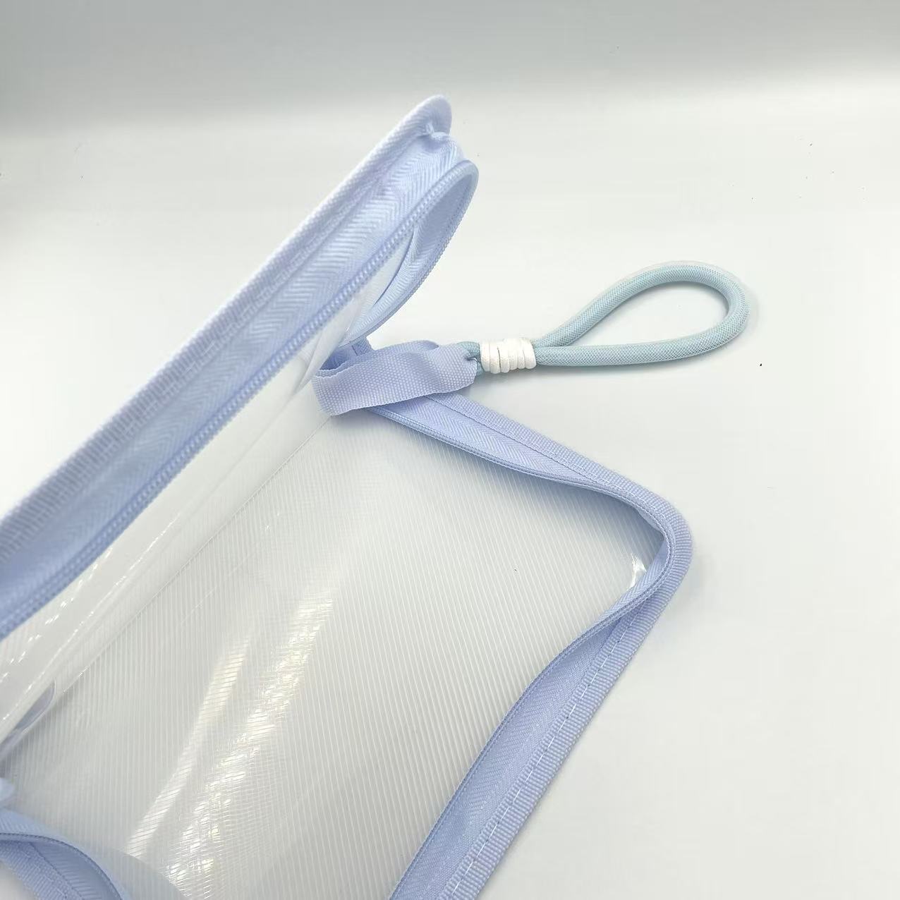 A5 File bag Large opening handbag Subject classification mesh zipper storage bag pic 4