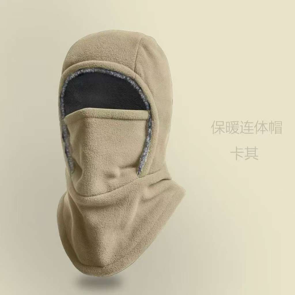 秋冬保暖头套三合一一体摇粒绒保暖帽子 Application Scenario
