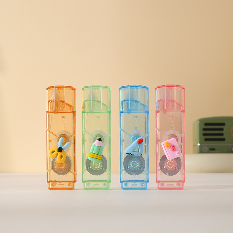 YB-8102  高品质笔夹修正带足米 超薄膜PET透明膜好用不断带 学生专用 工厂直销详情9