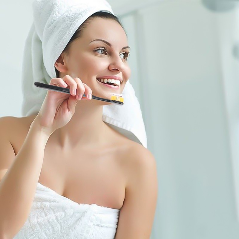 [2盒]日本Latuna拉图纳超宽头4支装家庭组合装牙刷详情5