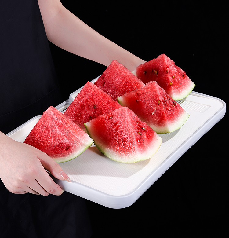 Upgraded double-sided slope Japanese Karari cutting board with anti-mold, moisture-proof and anti-slip silicone edge pic 6