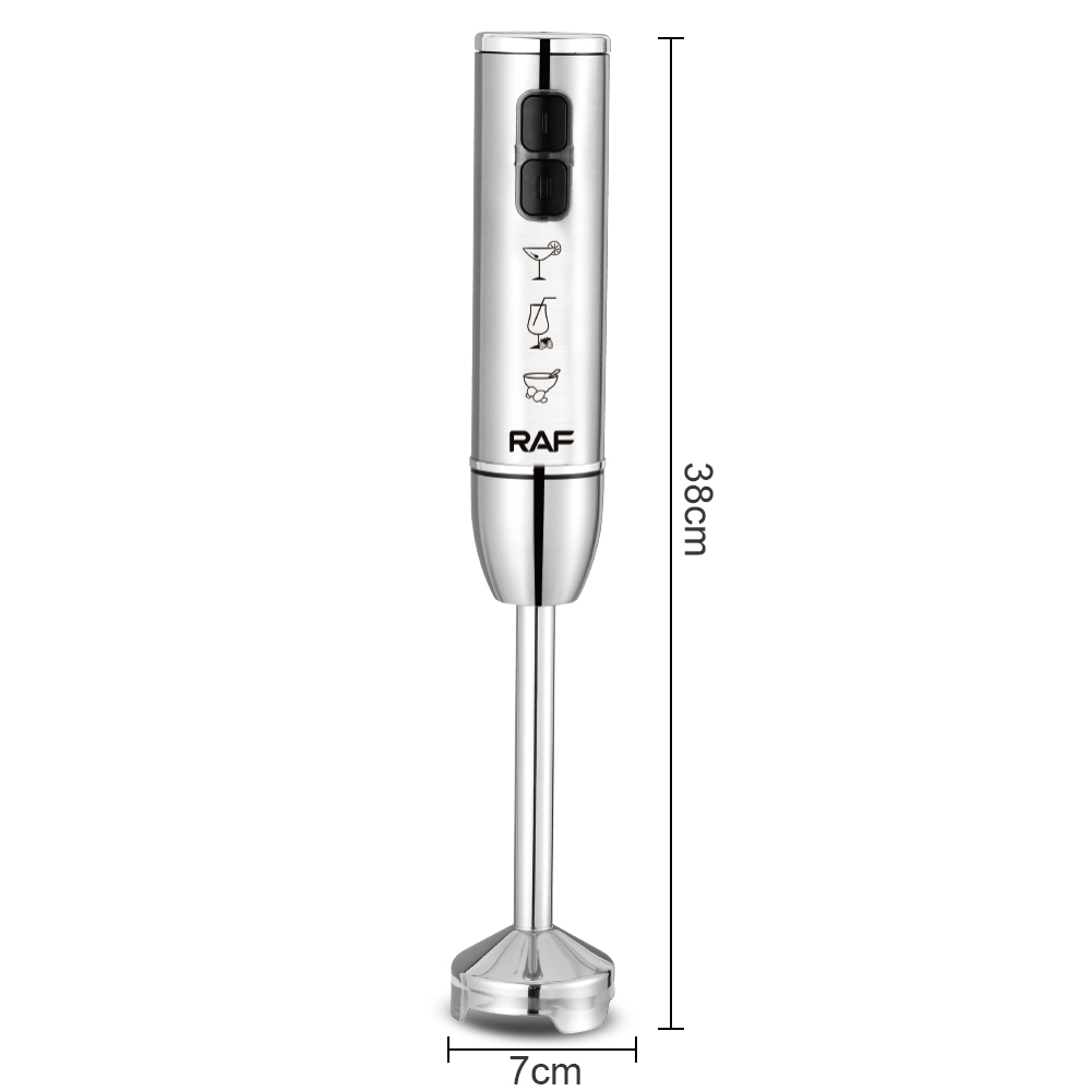 RAF European Standard cross-border new four-blade handheld stick blender, multi-functional home food cooking, supplementary food baking Application Scenario