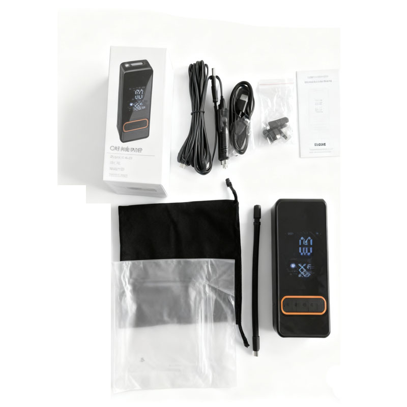 Jump-start 2-in-1 multi-functional air pump, LED lighting tire air pump, intelligent digital display vehicle-mounted air pump Specification image