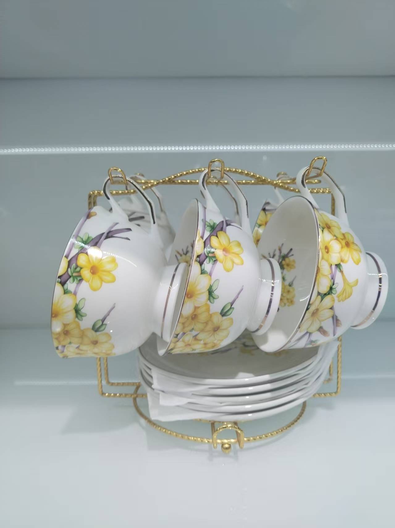 日用百货餐具套装碗碟盘组合瓷器厨房用品家用餐具咖啡杯碟礼品咖啡杯牛奶杯花茶杯陶瓷咖啡具咖啡机套装咖啡具套装 咖啡杯