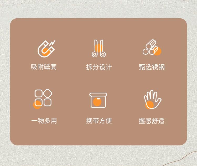 卡拉里厨房多功能磁吸剪刀剪骨头刮鱼鳞开瓶器多用途磁吸厨房剪刀详情2