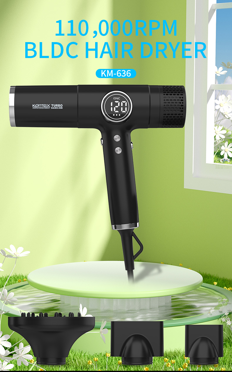 KOMEX康美丝吹风机110000RPM2000W大功率发廊专用家用新款电吹风厂家直销详情1