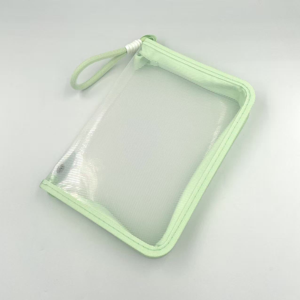 A5 File bag Large opening handbag Subject classification mesh zipper storage bag Item Picture