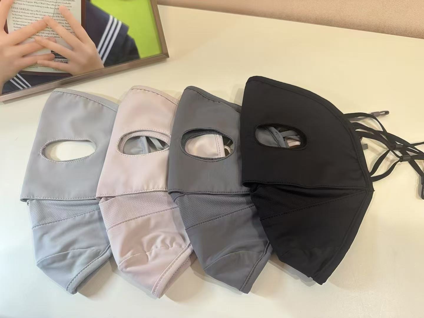 New eye-catching and fashionable sun protection face mask for women against ultraviolet rays