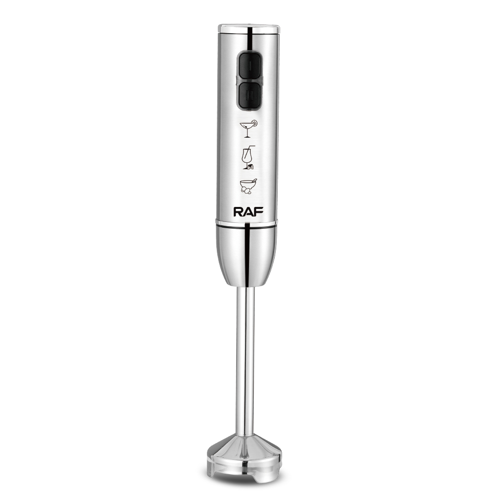 RAF European Standard cross-border new four-blade handheld stick blender, multi-functional home food cooking, supplementary food baking Item Picture