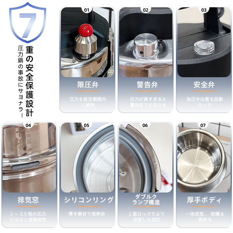 Karari stainless steel pressure cooker, mini electromagnetic gas stove, universal small pressure cooker, soup and rice cooker for household use Item Picture