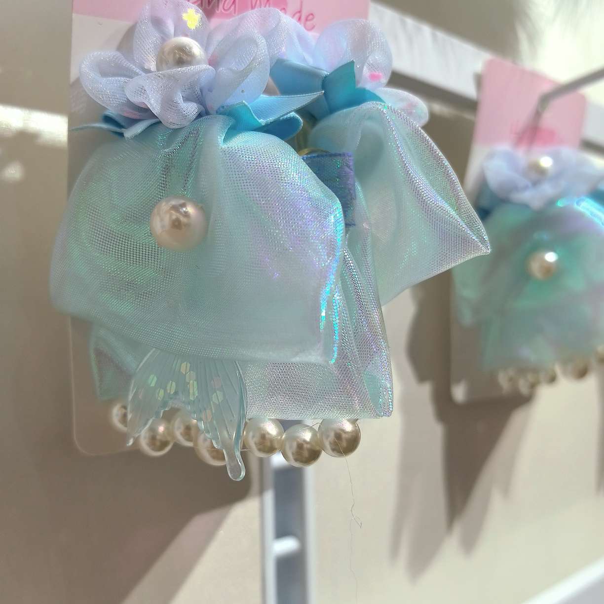 炫彩人鱼爱丽丝抓夹头饰儿童小女孩发饰可爱甜美百搭夹子