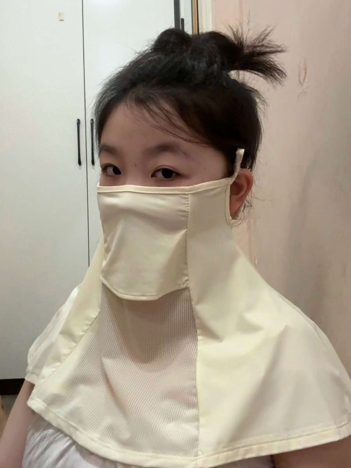 A new type of sun protection with a face mask for women, UV protection, breathable neck protection, and all-day sun protection Item Picture