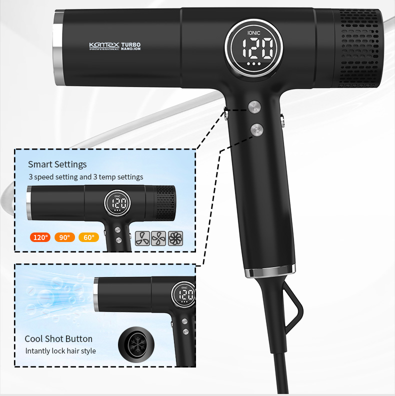 KOMEX康美丝吹风机110000RPM2000W大功率发廊专用家用新款电吹风厂家直销详情4