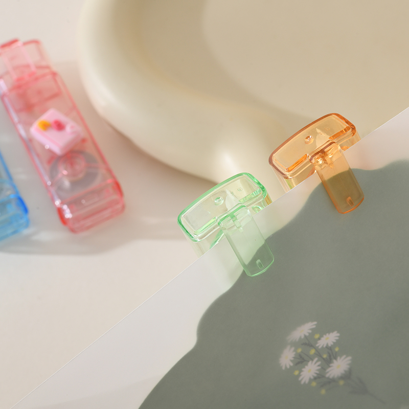 YB-8102  高品质笔夹修正带足米 超薄膜PET透明膜好用不断带 学生专用 工厂直销详情13