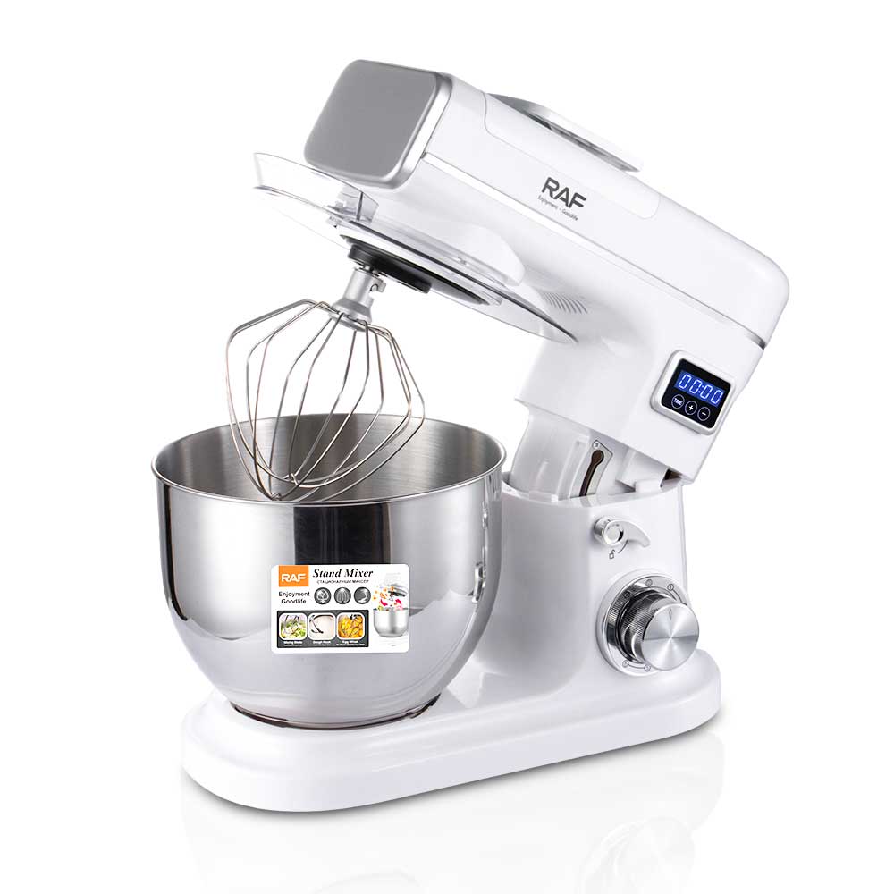 RAF European standard chef machine 6.5L fully automatic dough mixer, capable of weighing and kneading dough in one, with a display screen for timed adjustment details Picture