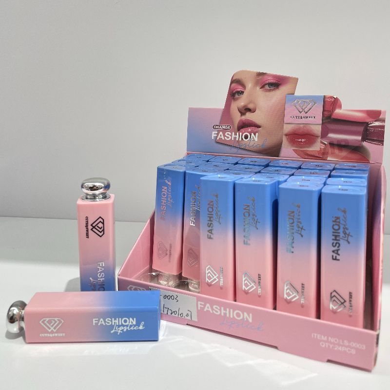 口红 lipstick  滋润嘴巴  Moisturize the mouth  变色口红  change color 