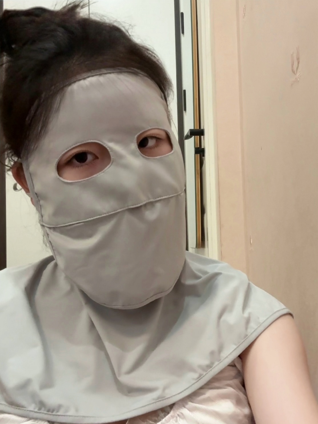 Women's protective face mask for drinking water, UV protection and sun protection, universal multi-functional protective equipment for adults