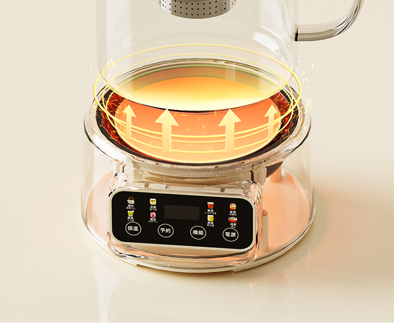 Latuna拉图那养生壶多功能家用小型办公室全玻璃新款煮茶器烧水壶花茶壶详情9