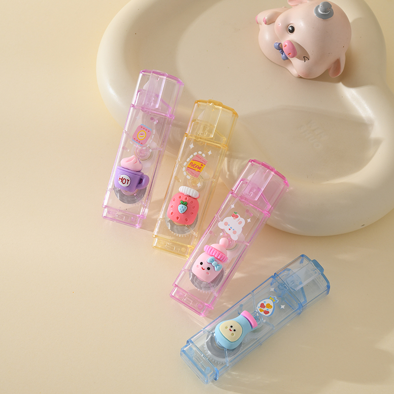 YB-8101 high-quality pen clip correction tape, full meter ultra-thin film PET transparent film, easy to use, continuous student special, factory direct sales Item Picture
