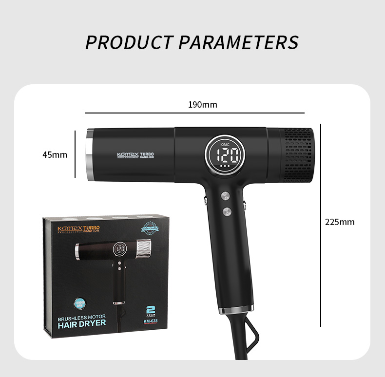 KOMEX康美丝吹风机110000RPM2000W大功率发廊专用家用新款电吹风厂家直销详情9