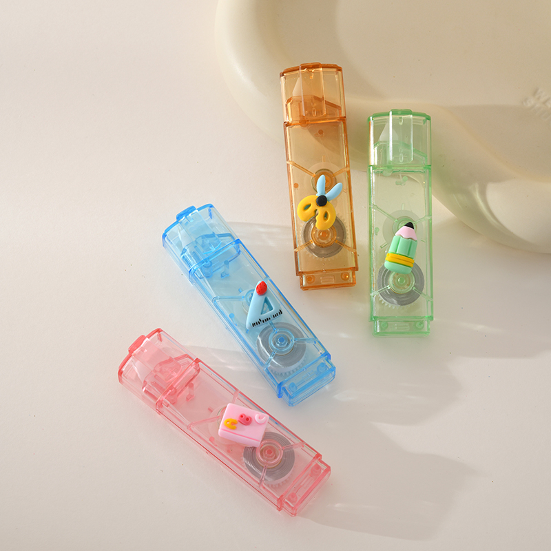 YB-8102  高品质笔夹修正带足米 超薄膜PET透明膜好用不断带 学生专用 工厂直销详情7