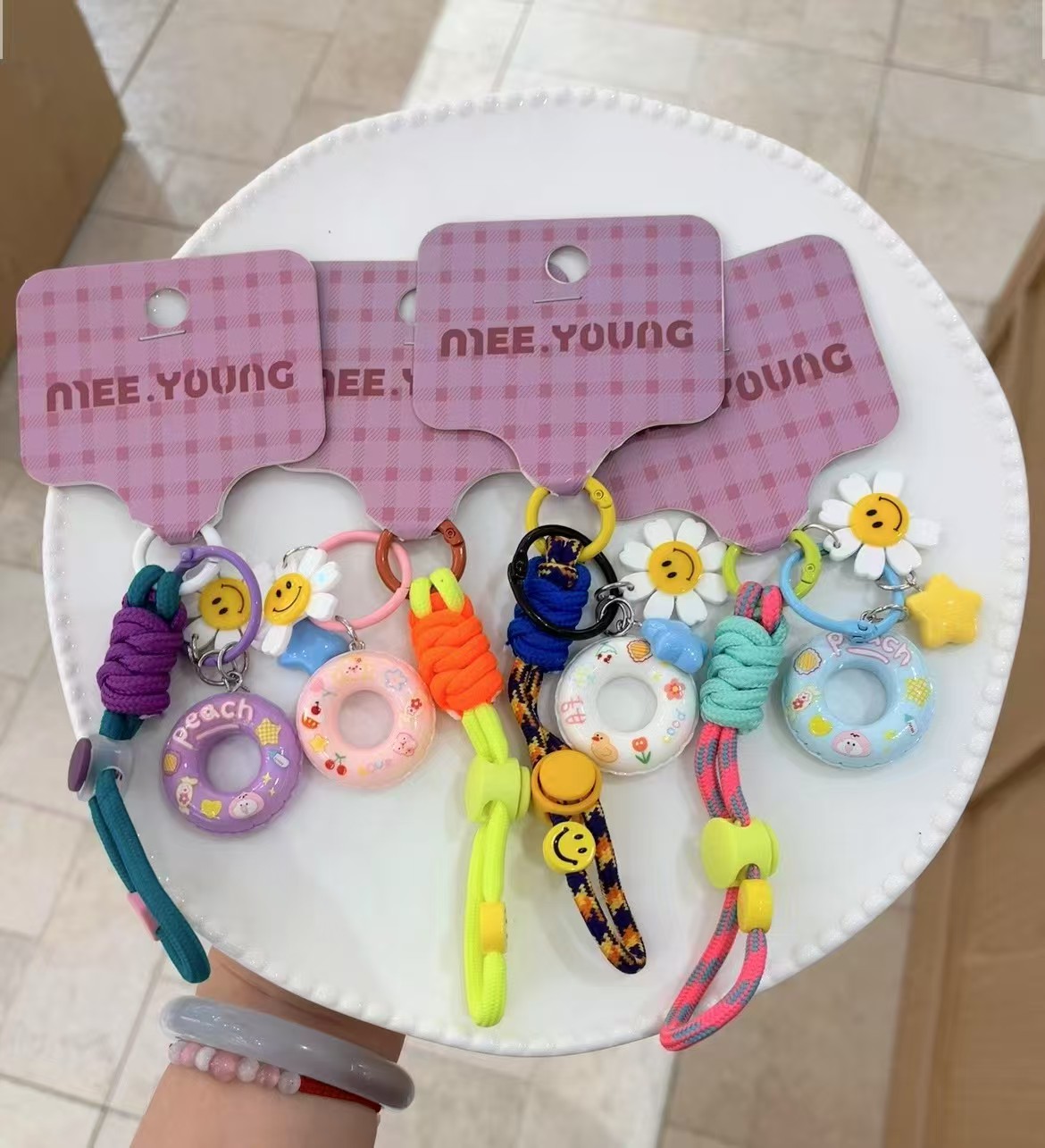 Dopamine Schoolbag Mobile Phone Pendant: The Colorful Little Elf That Lights Up Life details Picture
