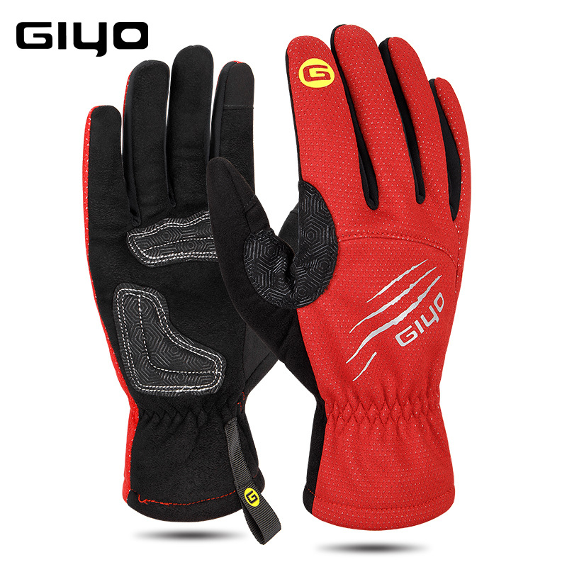 S-17 guantes de dedo largo GIYO pantalla táctil guantes de dedo largo ciclismo guantes de dedo completo guantes de ciclismo ciclismo guantes de dedo largo deportivo guantes calientes details Picture