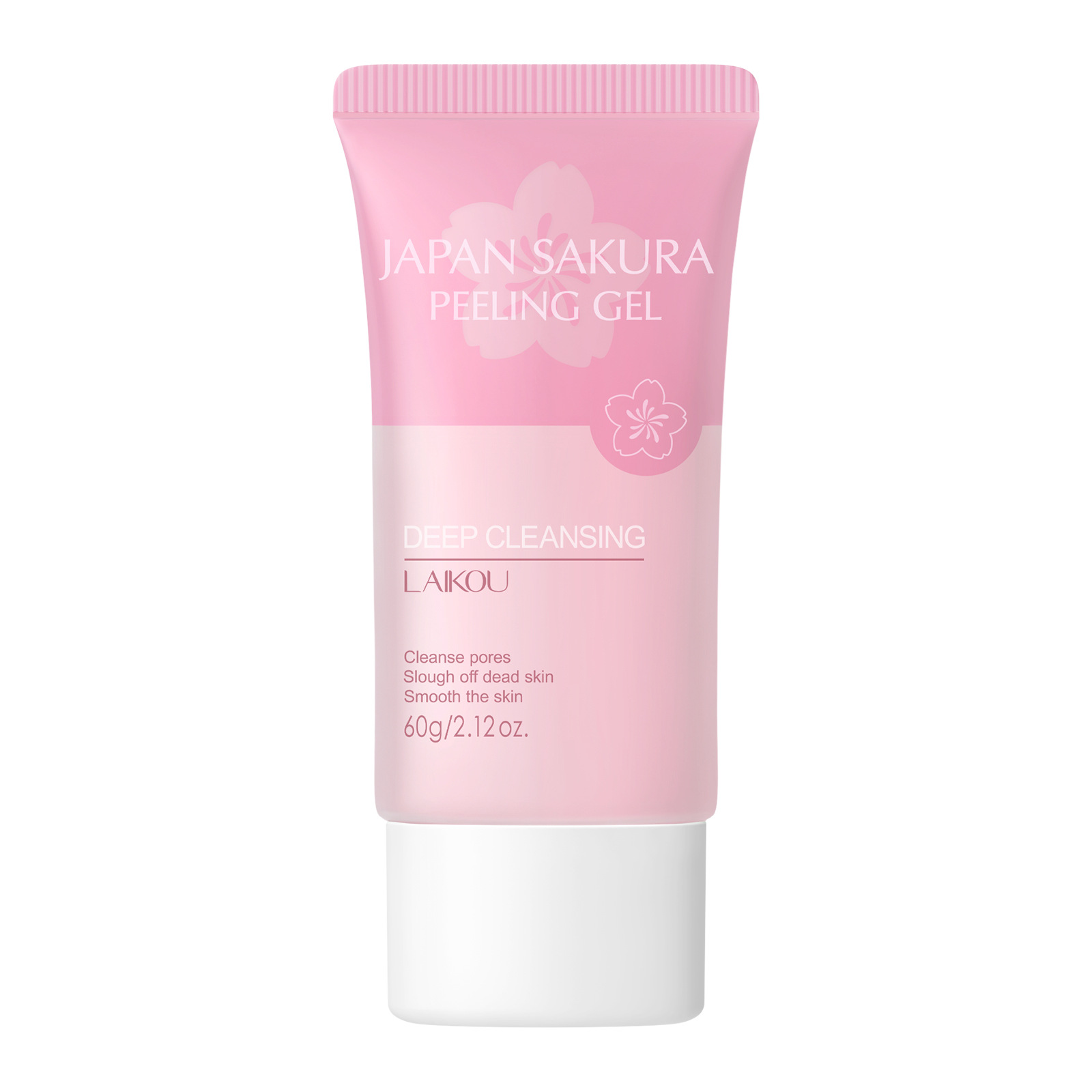 Cross-border LAIKOU Sakura Exfoliating Gel 60g Facial and Body Cleansing Exfoliating Gel English export Item Picture
