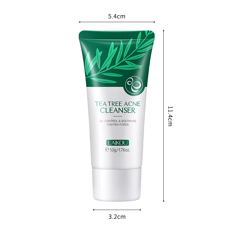 LAIKOU Tea Tree Facial Cleanser 50g Moisturizing, Cleansing and Hydrating Facial Cleanser Cross-border Export Facial Cleanser Item Picture