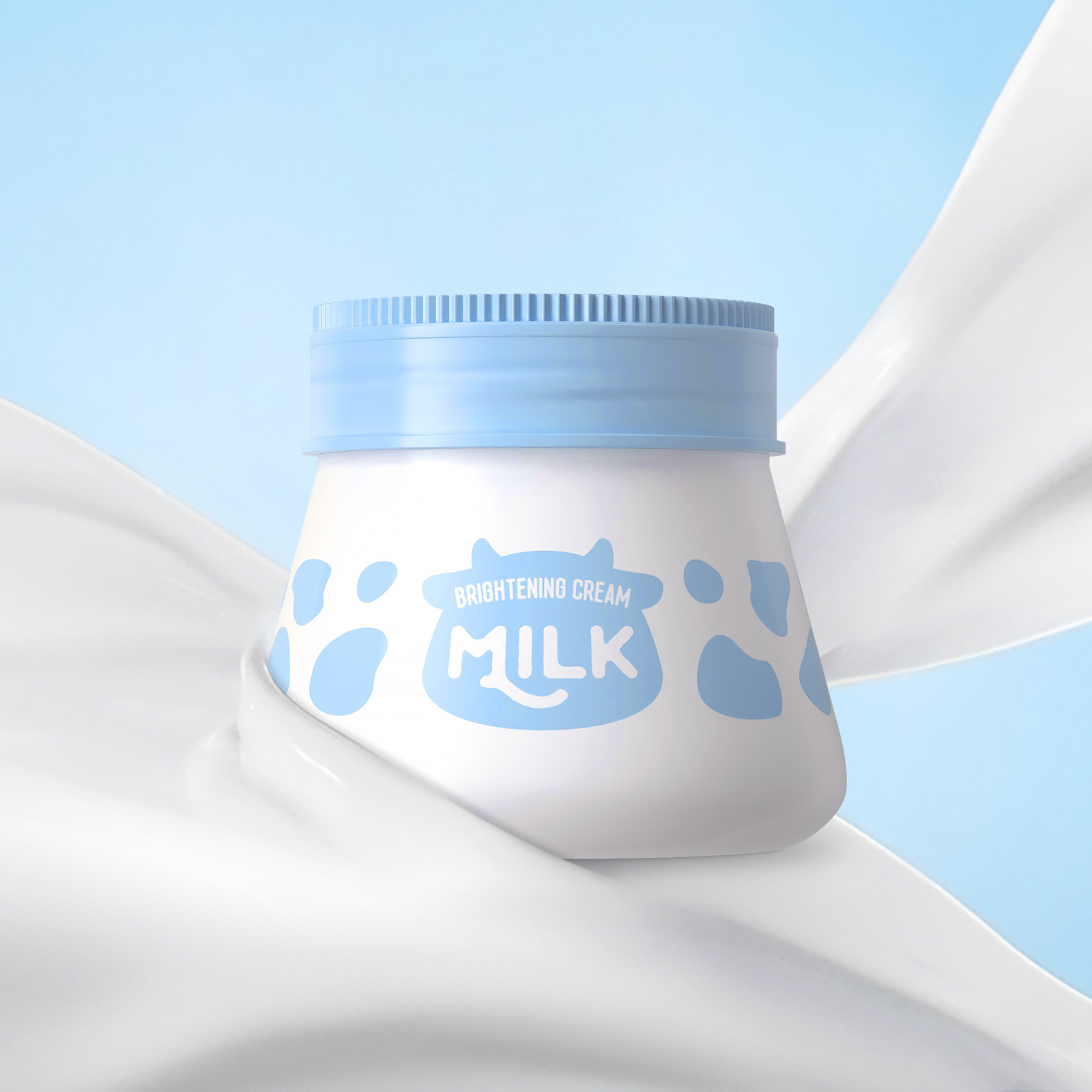 LAIKOU Milk Natural Cream, Brightening Cream 55g Natural Cream, Lazy Cream, Nude Makeup Skin care products in stock for export details Picture