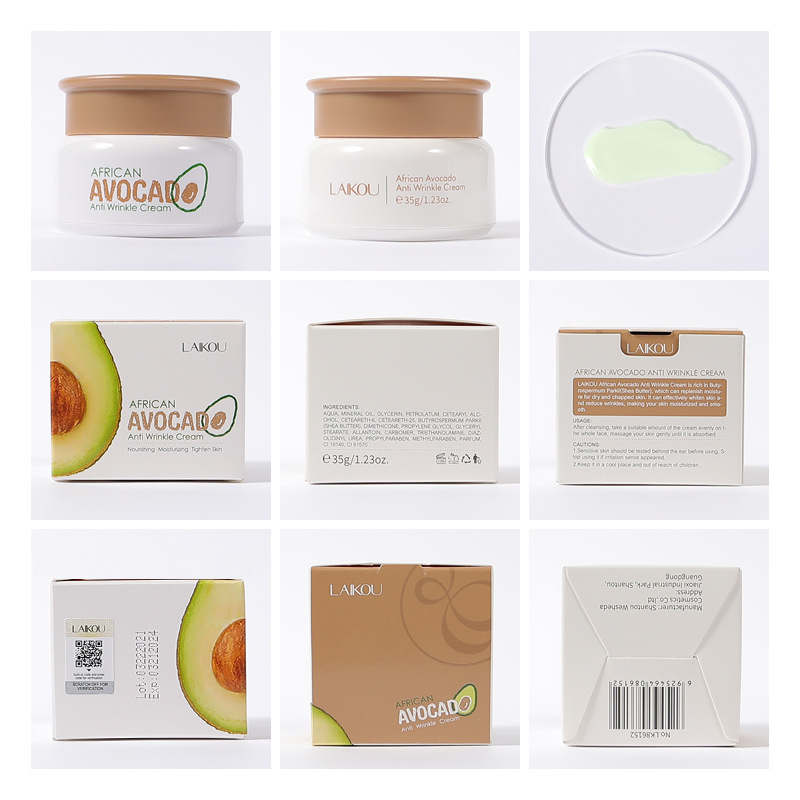 LAIKOU African Avocado Cream 35g Moisturizing and hydrating skin care product manufacturer Cross-border supply Specification drawing