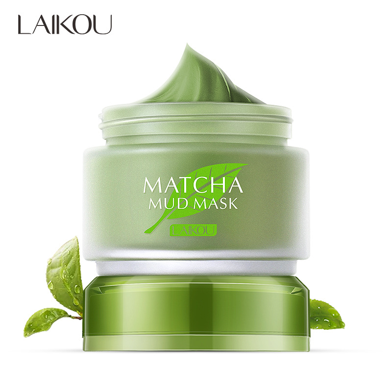 Laikou Longjing matcha Mask Mud Mask MATcha Refreshing facemask English Manufacturer Export Mask Item Picture