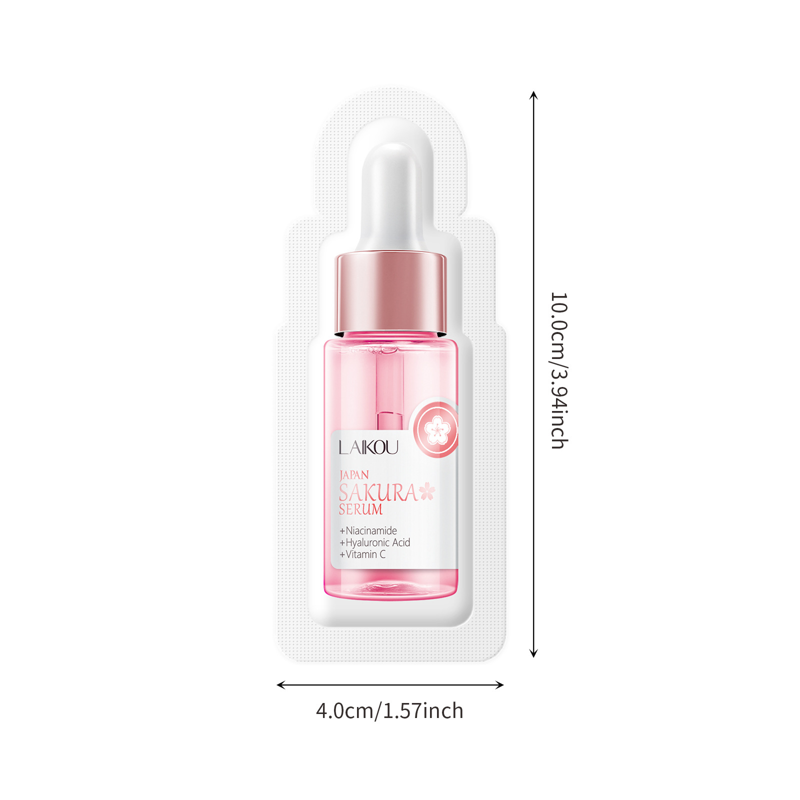 LAIKOU Cherry Blossom Essence 1 piece 1.5ml essence hydrating and moisturizing skin care cross-border supply Item Picture