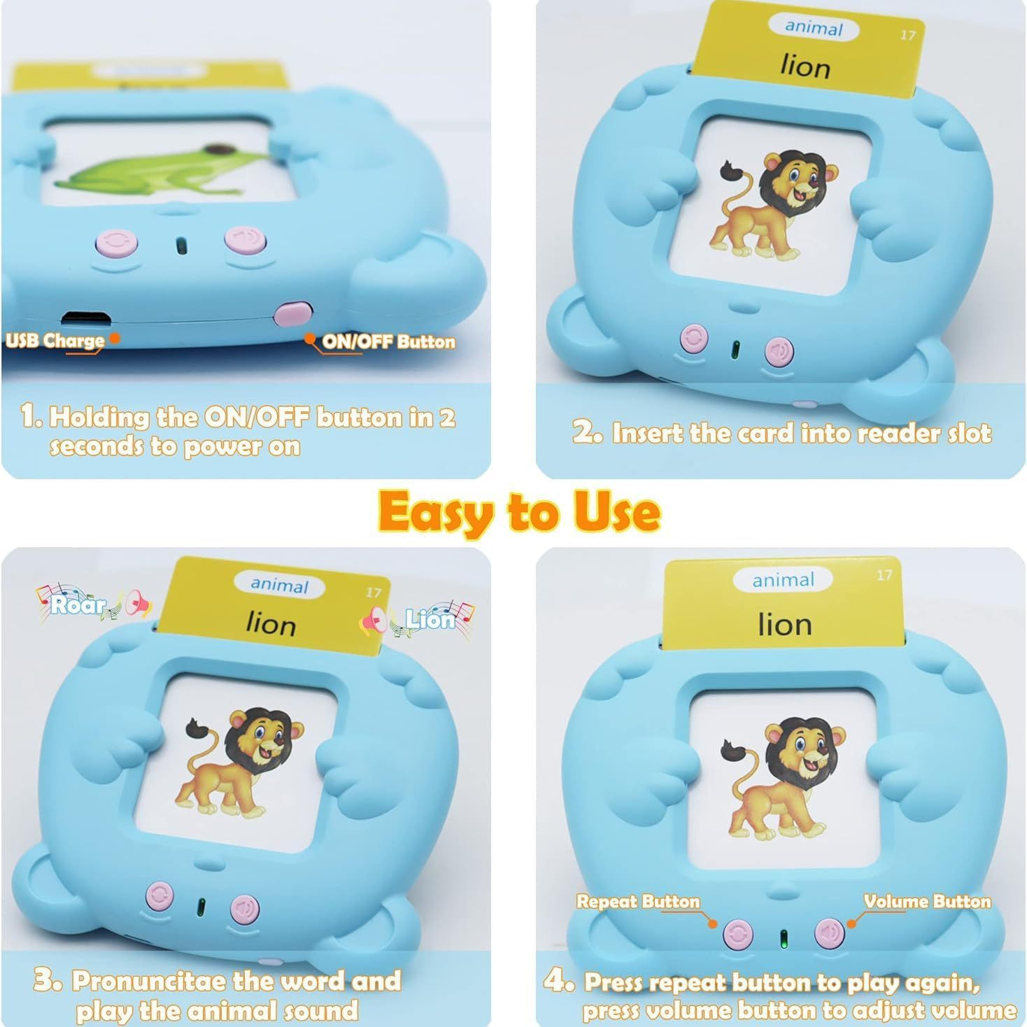 Cross-border Russian card insertion machine talking flash cards Russian card machine Xiongbao Russian Early Education Machine Specification drawing